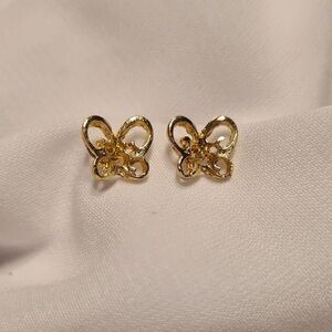 Women's Urban Outfitters Gold Butterfly Earrings
